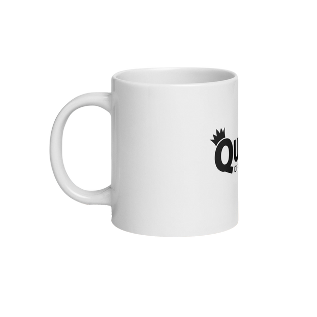 Queens of Detroit White glossy mug