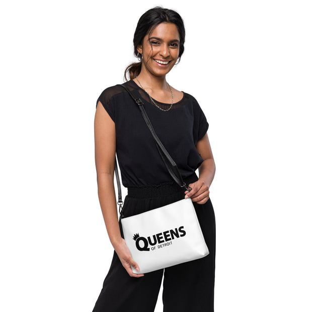 Queens of Detroit White Crossbody bag