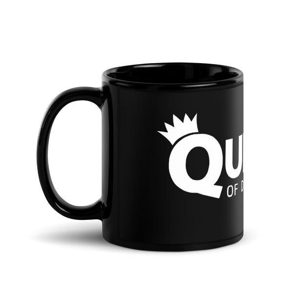 Queens of Detroit Black Glossy Mug