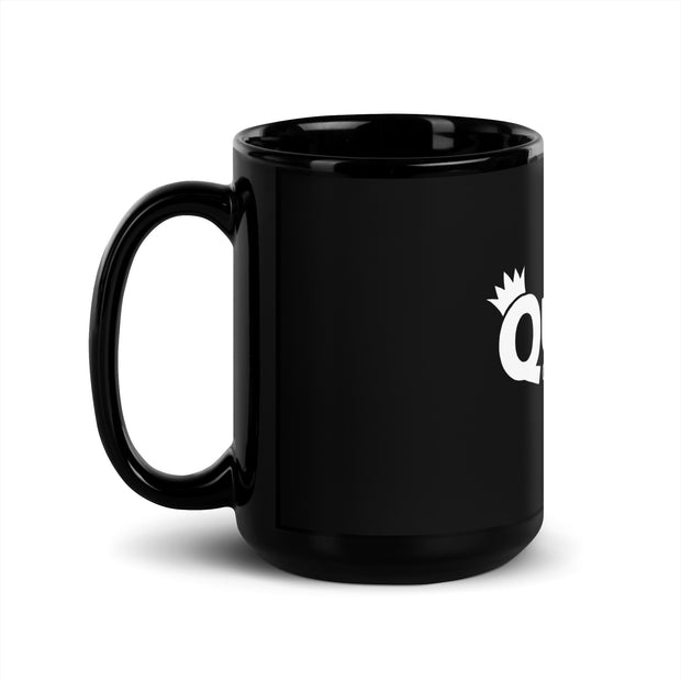 Queens of Detroit Black Glossy Mug