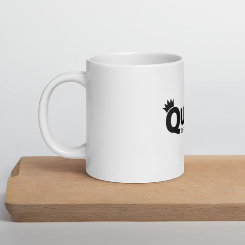 Queens of Detroit White glossy mug