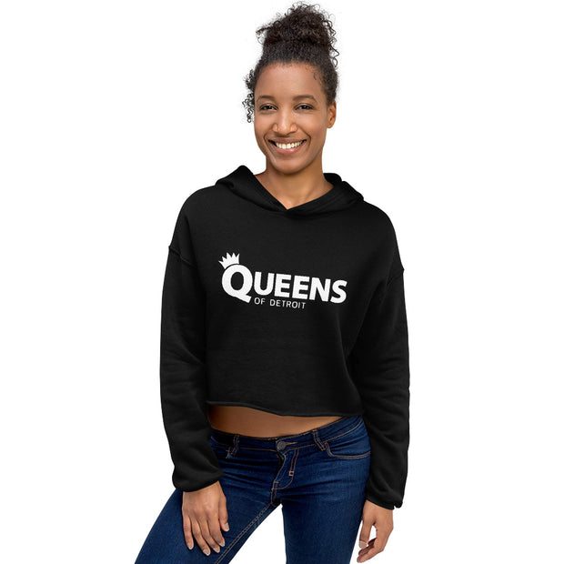 Queens of Detroit Crop Hoodie