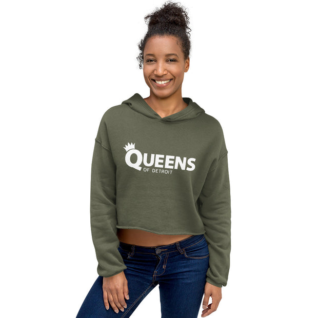 Queens of Detroit Crop Hoodie