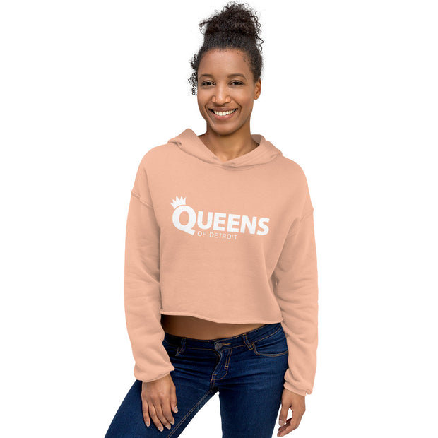 Queens of Detroit Crop Hoodie