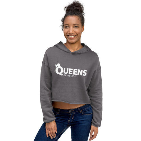 Queens of Detroit Crop Hoodie